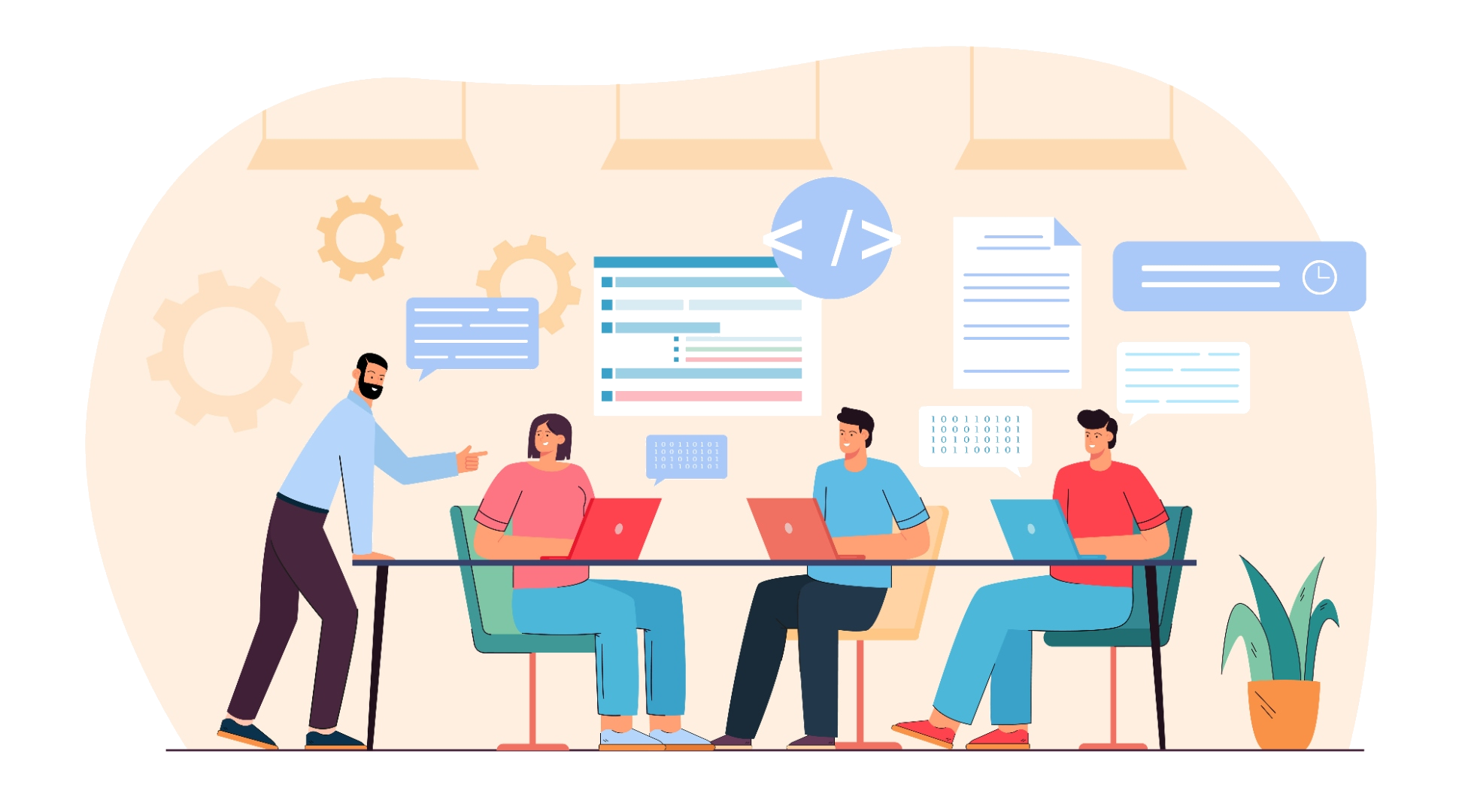 Experienced software developers working at Envision Technolabs